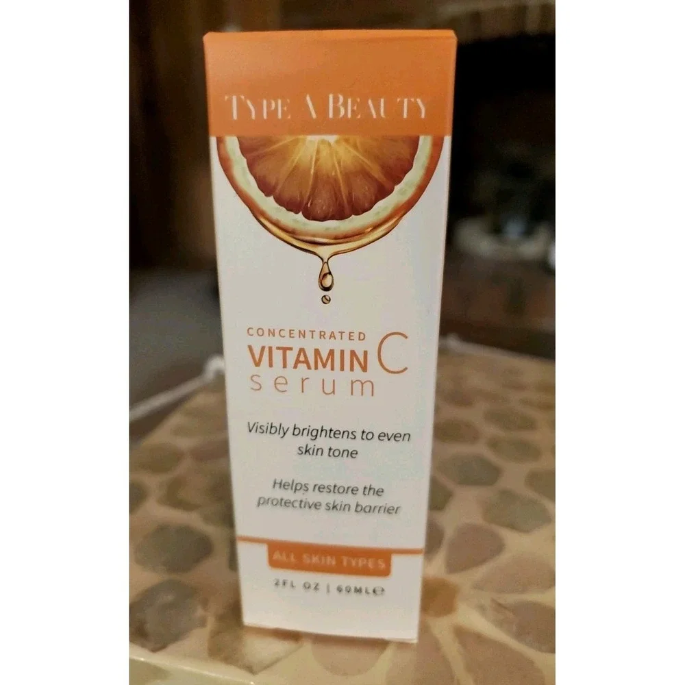 Type A Beauty Concentrated Vitamin C Serum  2oz/60ml Full‎ Size NEW IN BOX